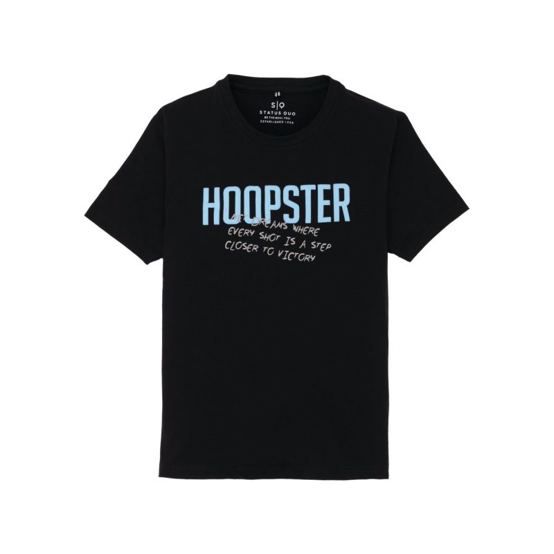 Status Quo Boys Printed Round Neck T-Shirt