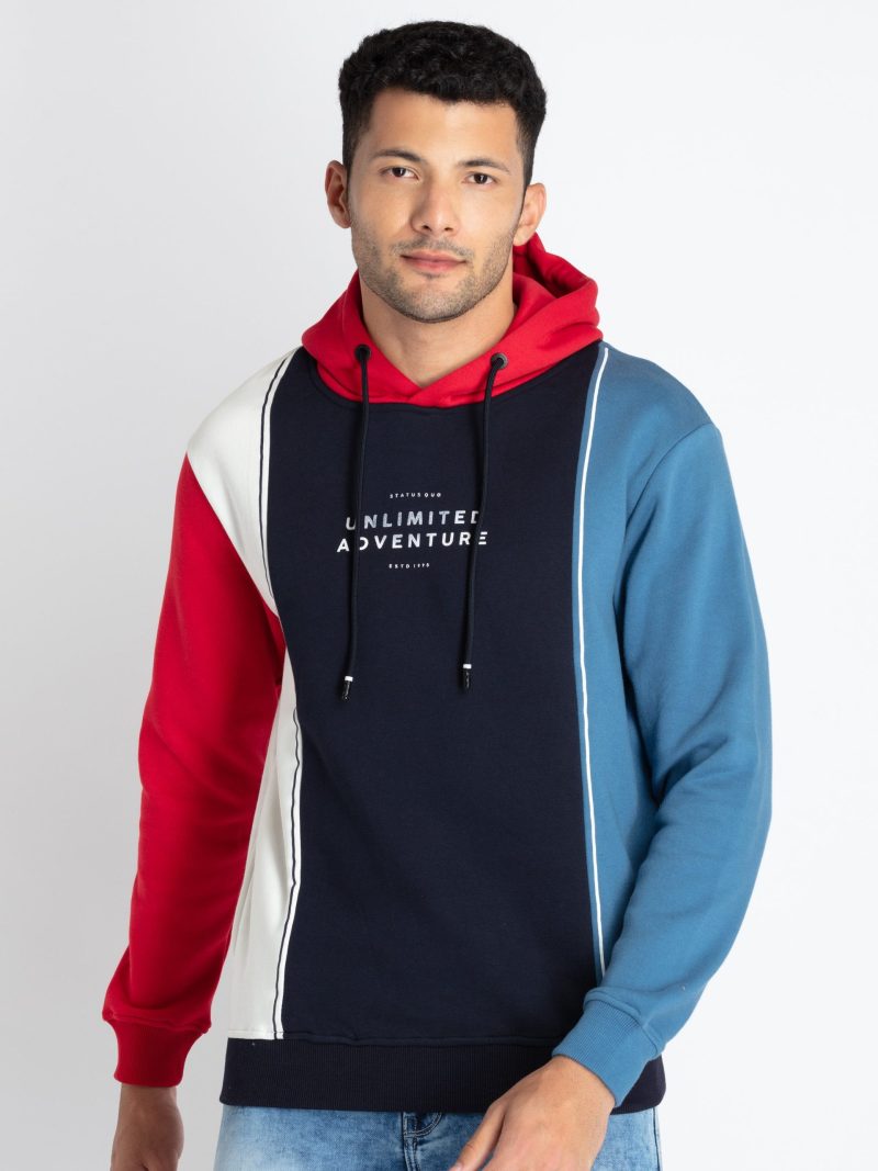 Mens Mix & Match Hooded Sweatshirt