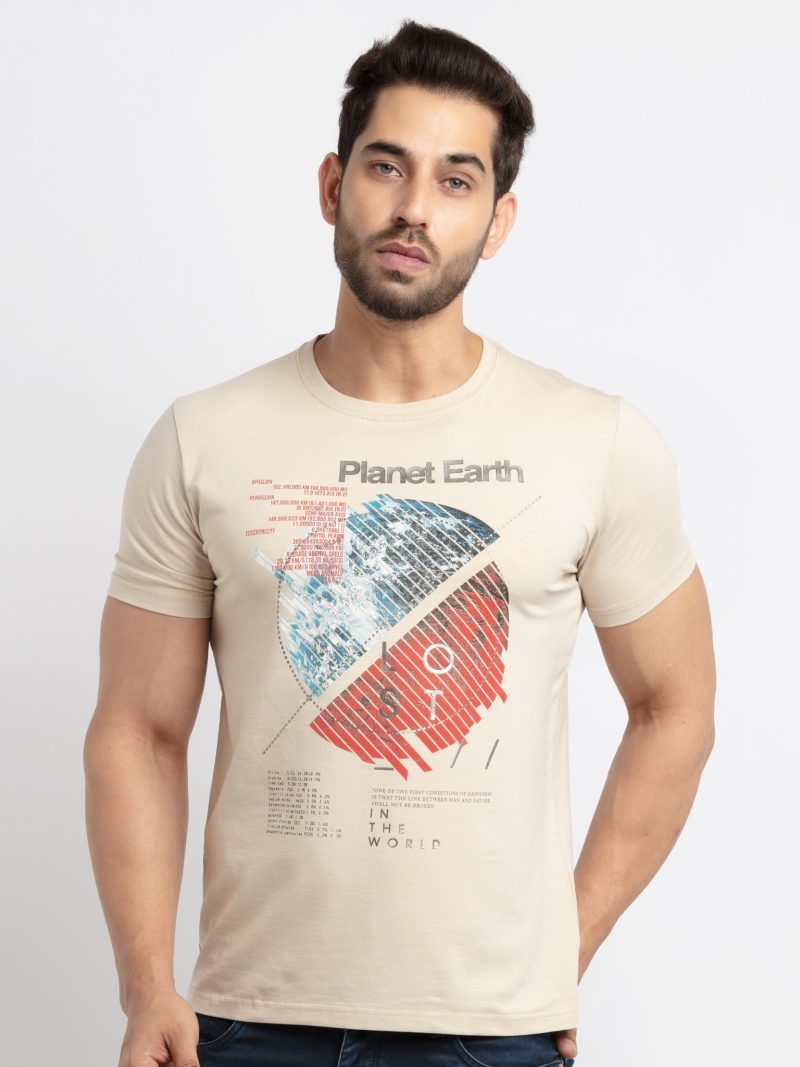 Status Quo Mens Printed Round Neck T-Shirt