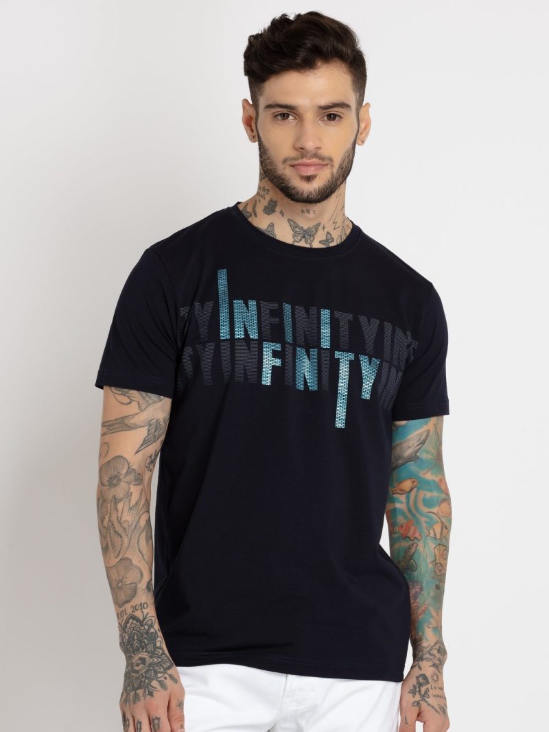 Status Quo Mens Printed Round Neck T-Shirt