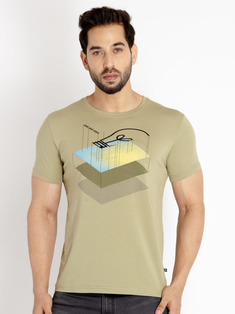 Status Quo Mens Printed Round Neck T-Shirt
