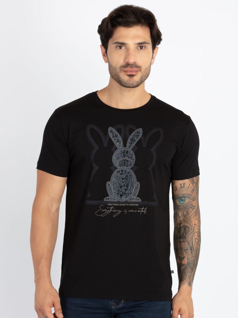 Status Quo Mens Printed Round Neck T-Shirt