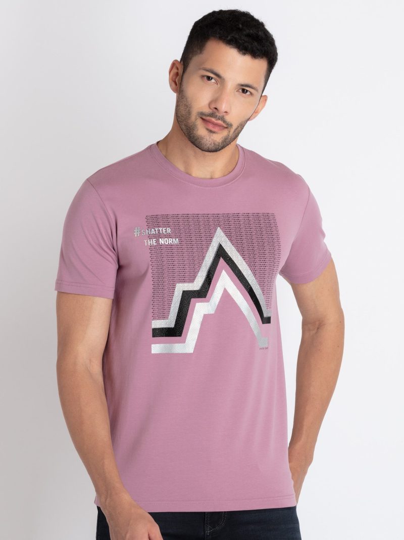 Status Quo Mens Printed Round Neck T-Shirt