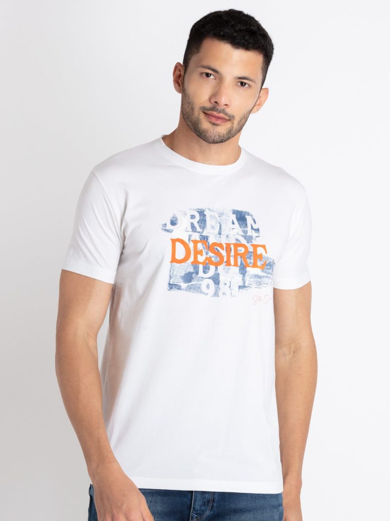 Status Quo Mens Printed Round Neck T-Shirt