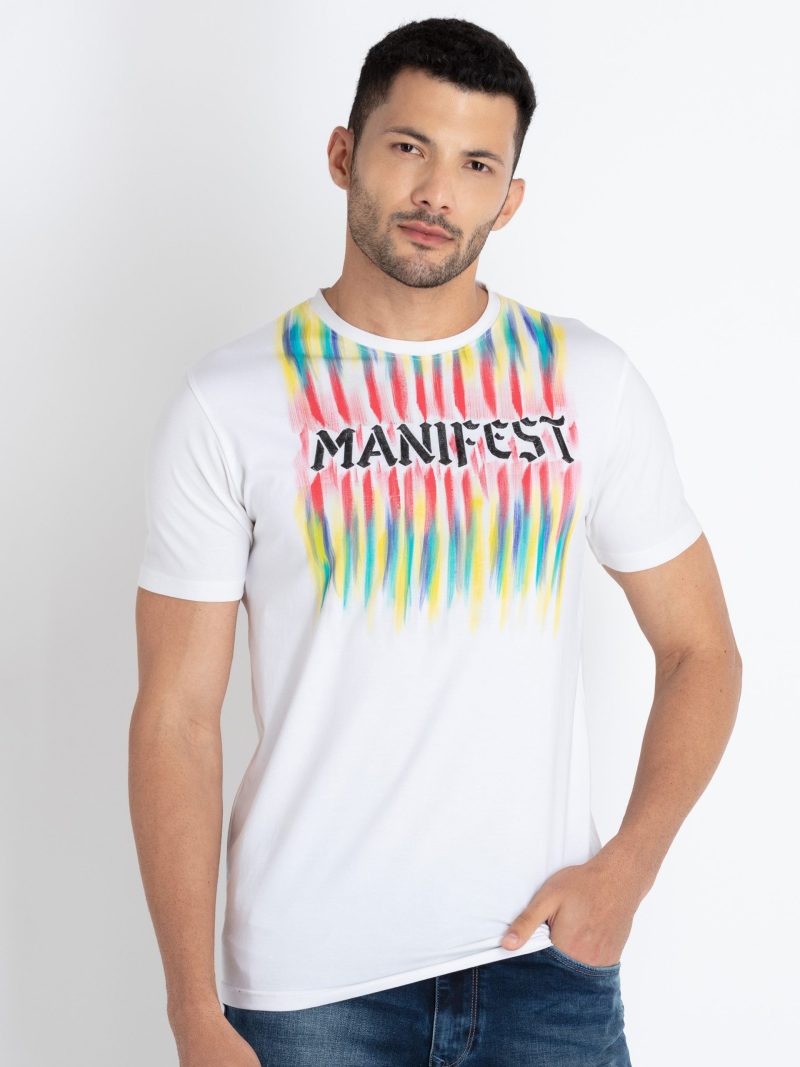 Status Quo Mens Printed Round Neck T-Shirt