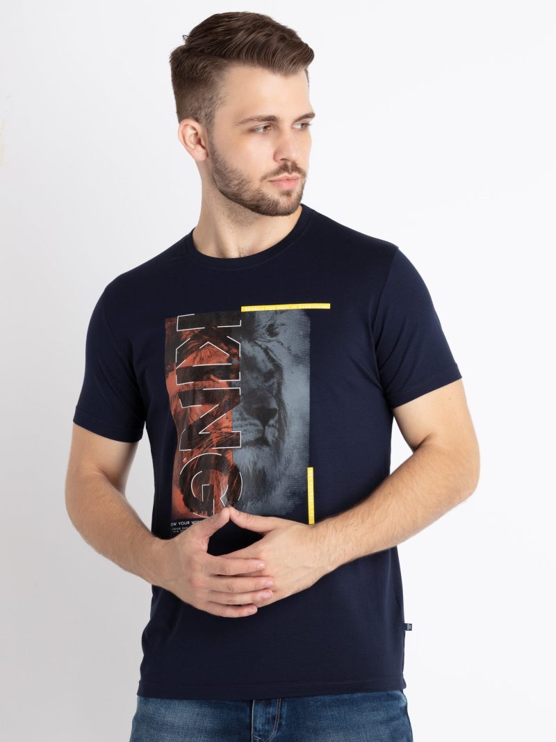 Status Quo Mens Printed Round Neck T-Shirt