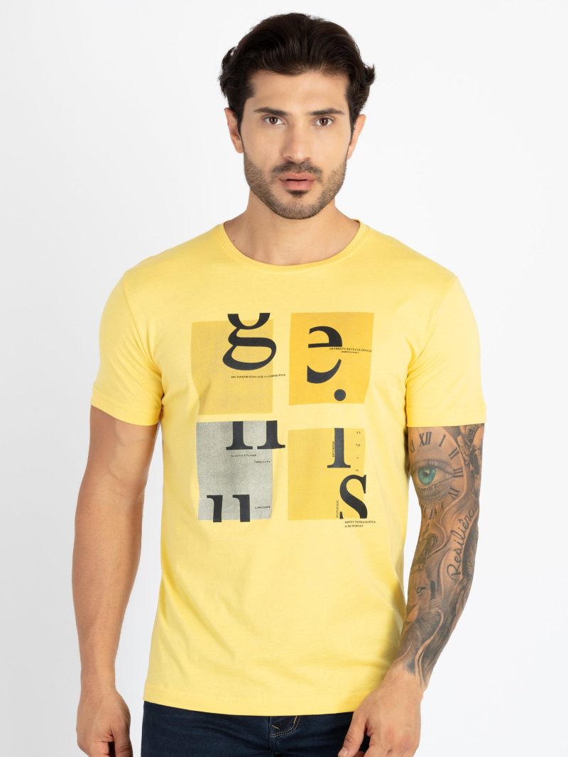 Status Quo Mens Printed Round Neck T-Shirt