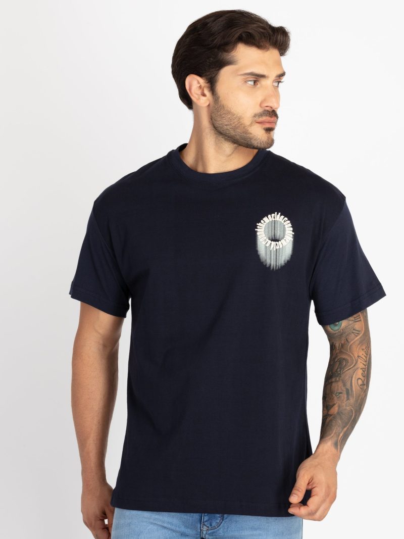 Status Quo Mens Printed Oversized T-Shirt