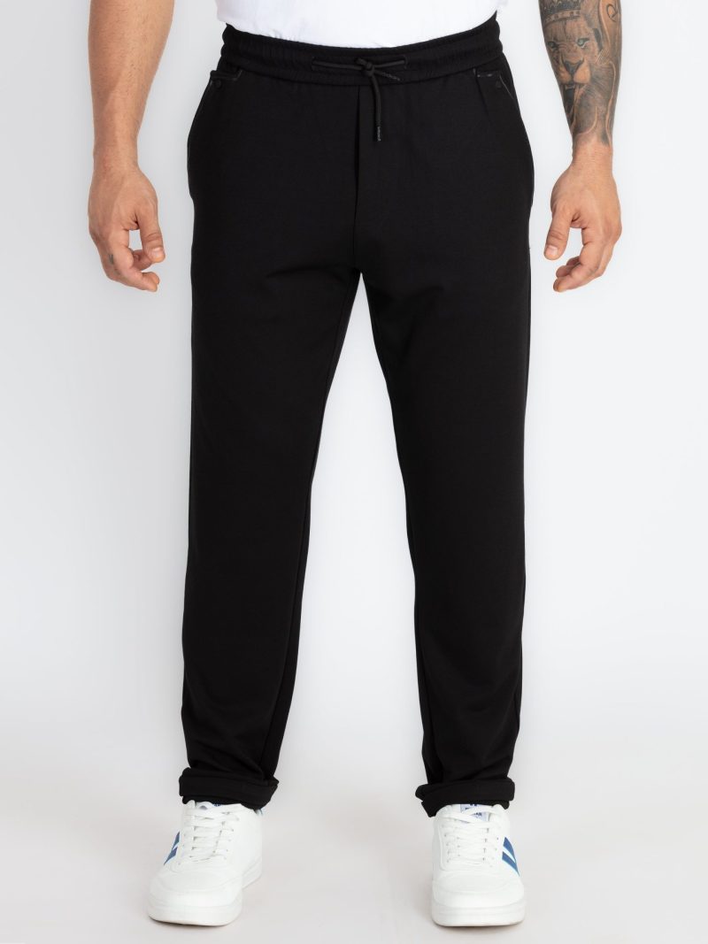 Status Quo Mens Solid Regular Fit Track Pants