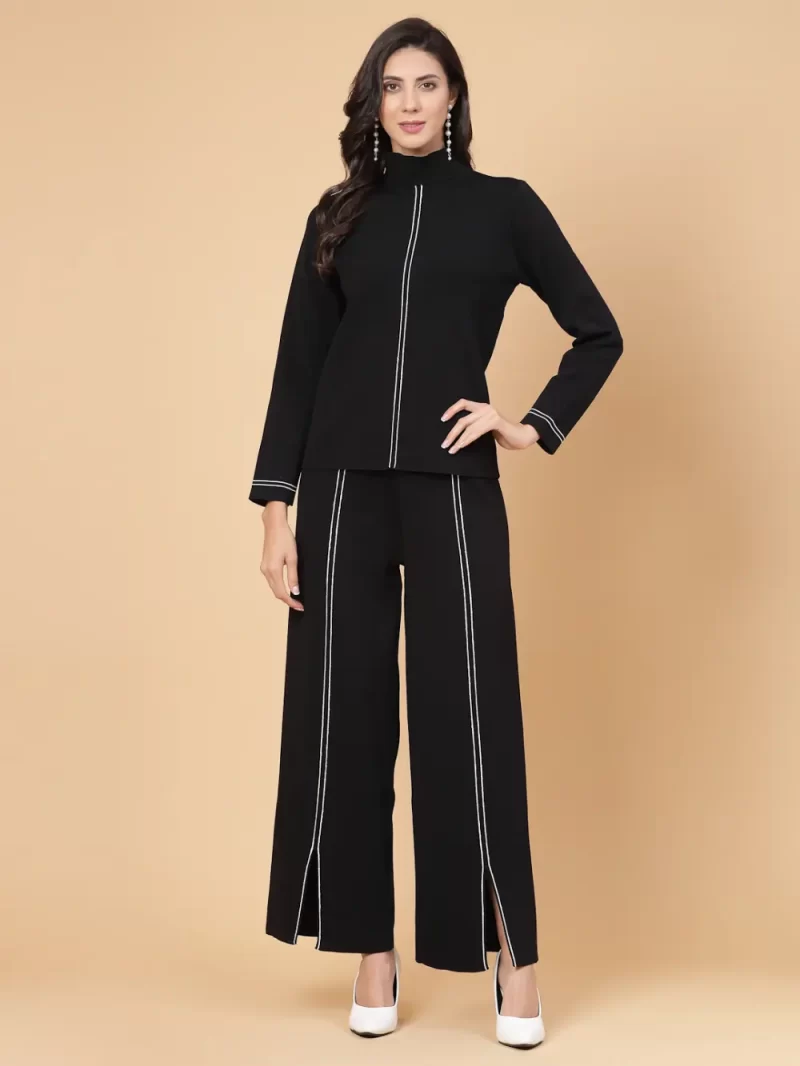 Black Co-Ord Set For Women