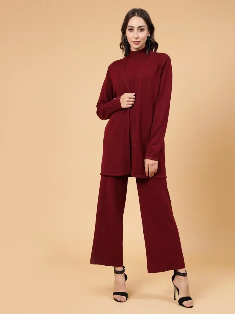 Black Co-Ord Set With Shrug