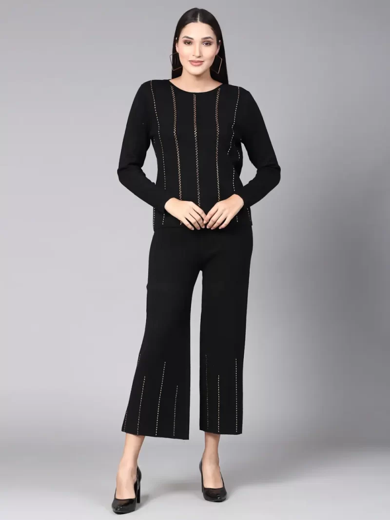 Embellished Sweatshirt & Trousers Co-Ords Set