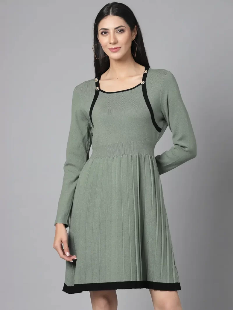 A-Line Dress With Straps