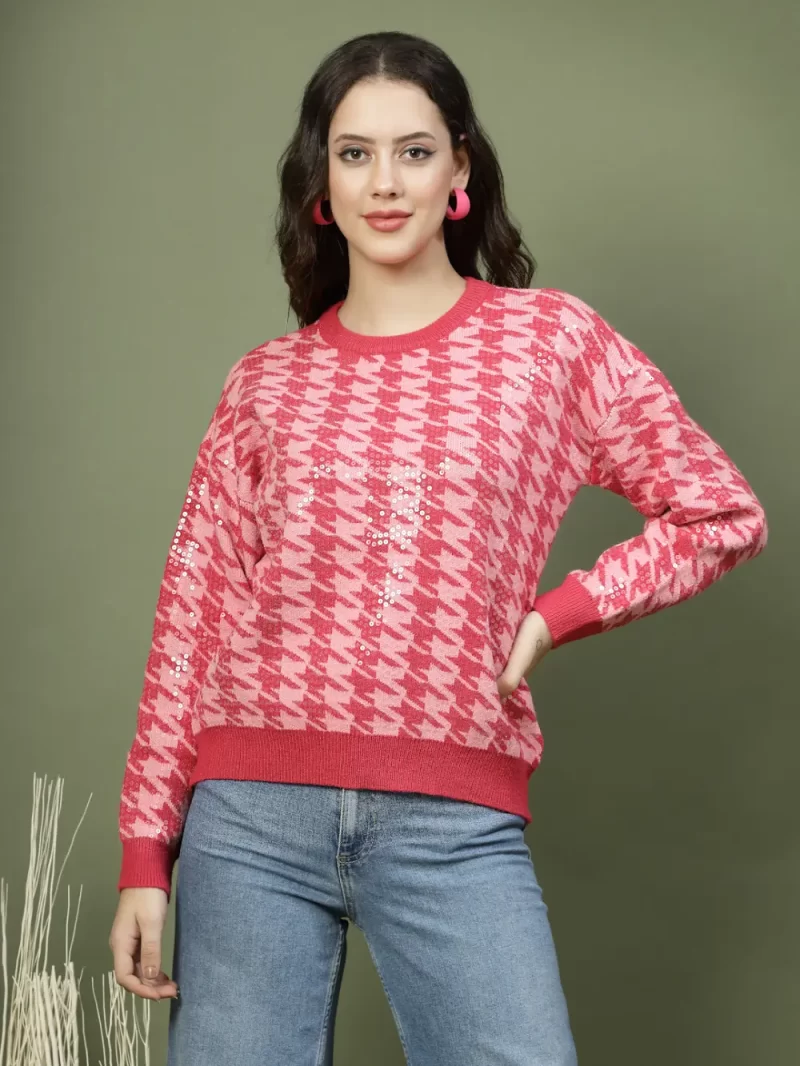 Women Floral Printed Round Neck Top