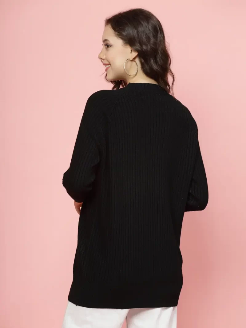 Women Solid Round Neck Top