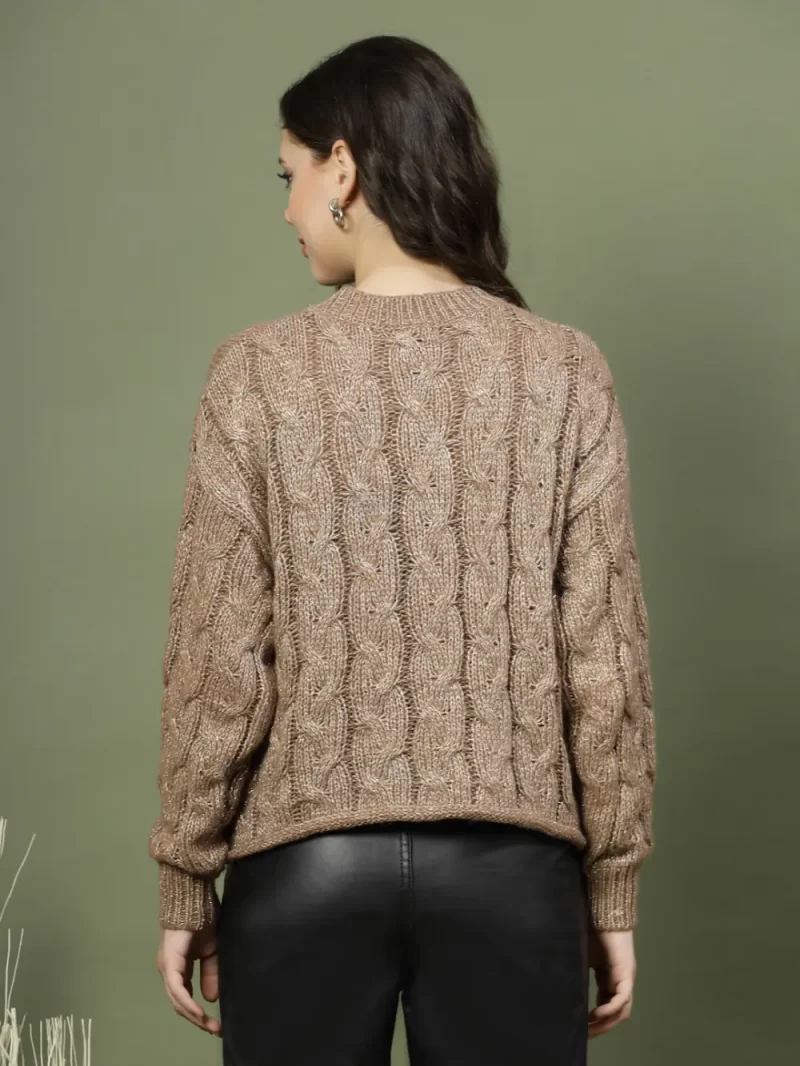 Women Abstract Printed Round Neck Top