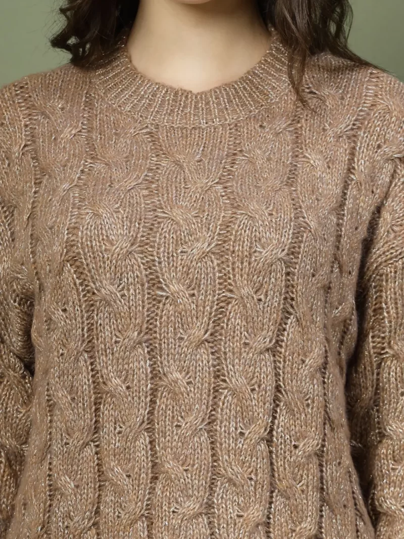 Women Abstract Printed Round Neck Top