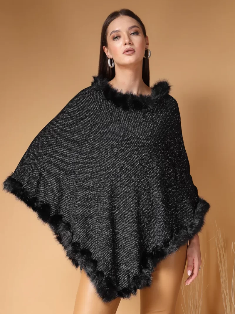 Women Longline Poncho