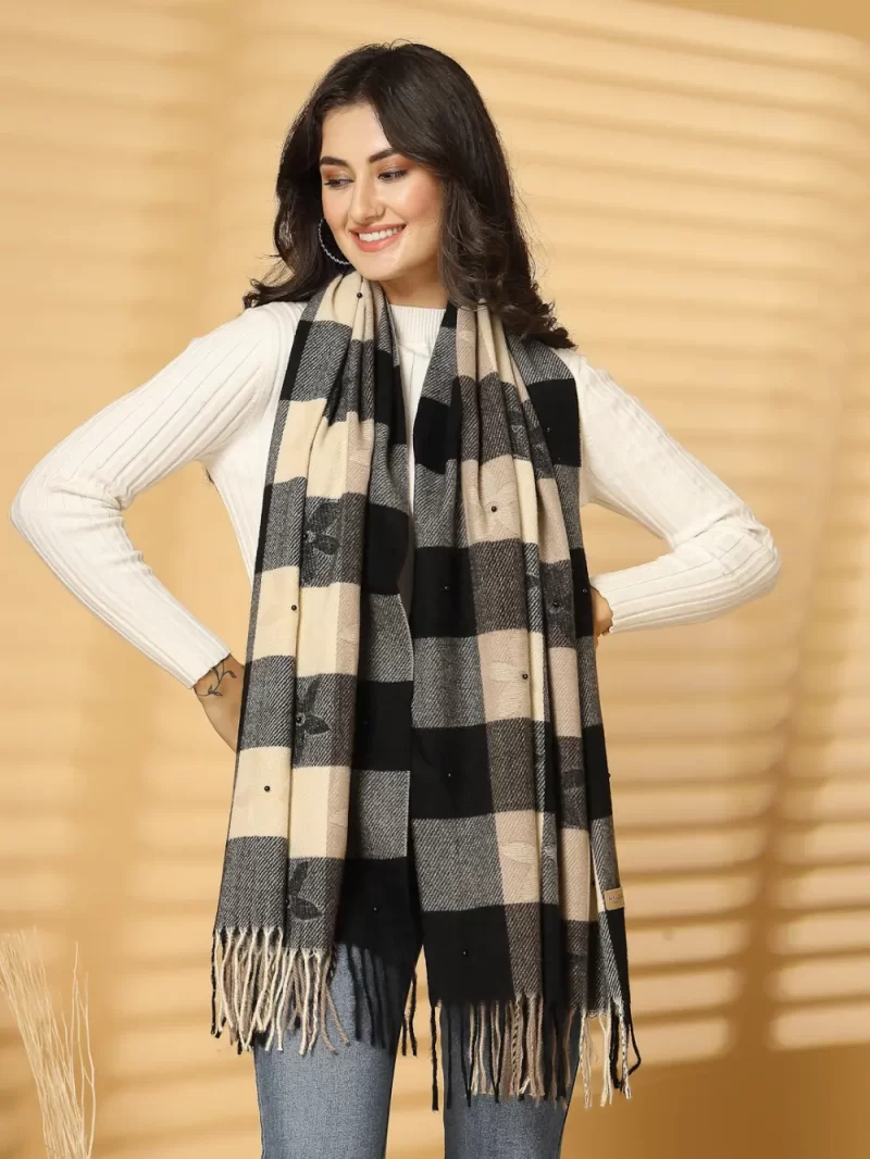 Checked Stole