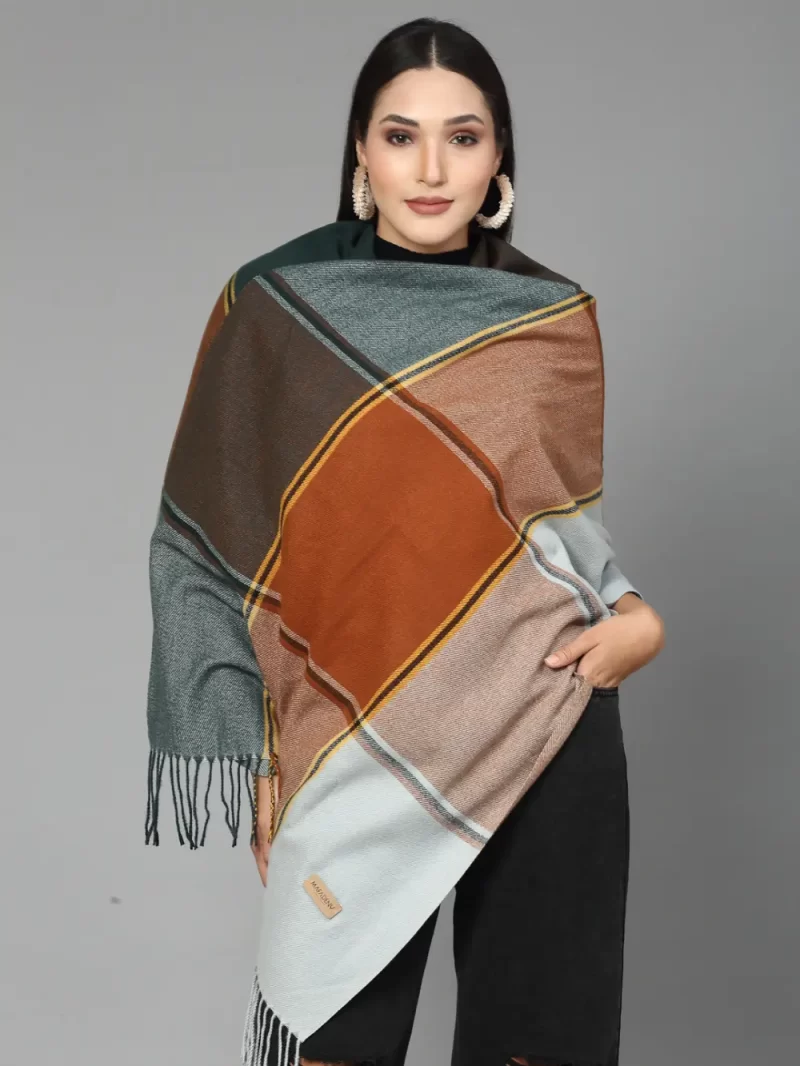 Checked Stole