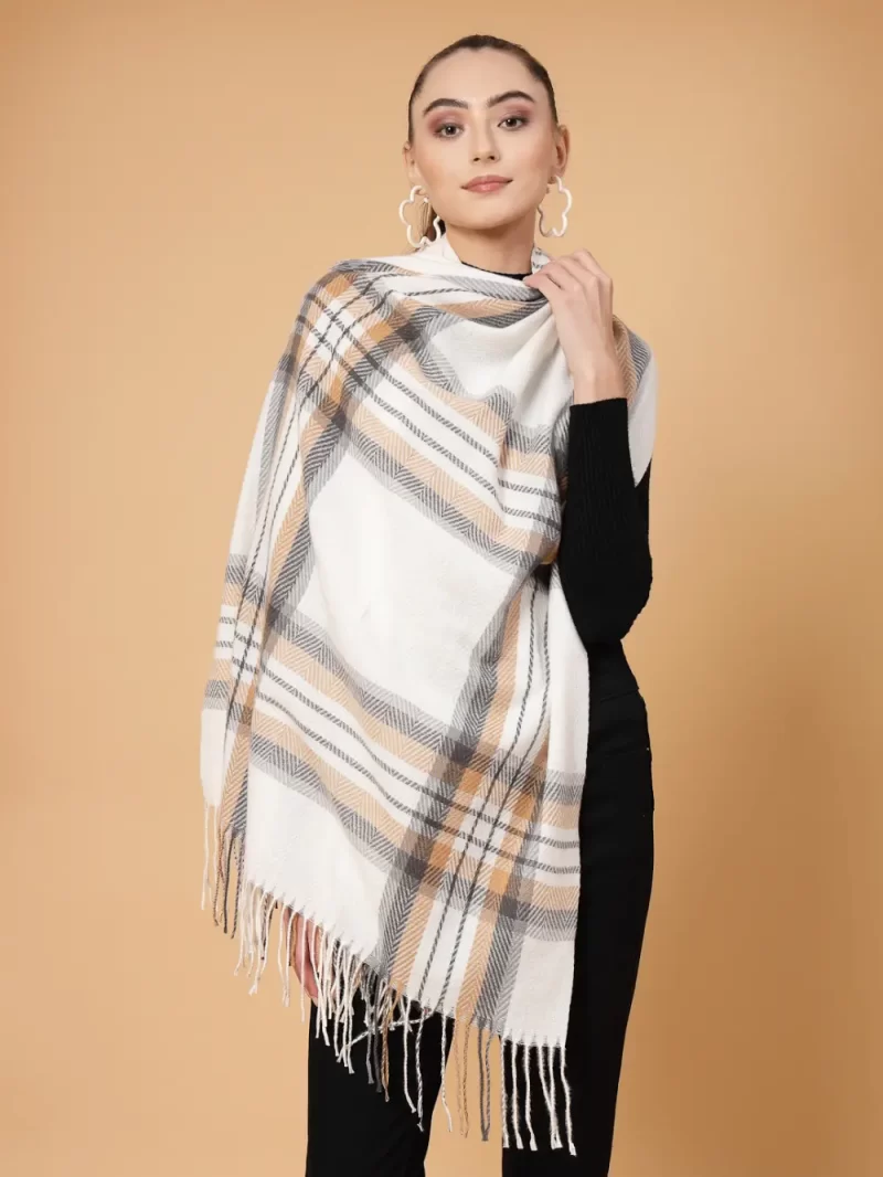 Checked Stole