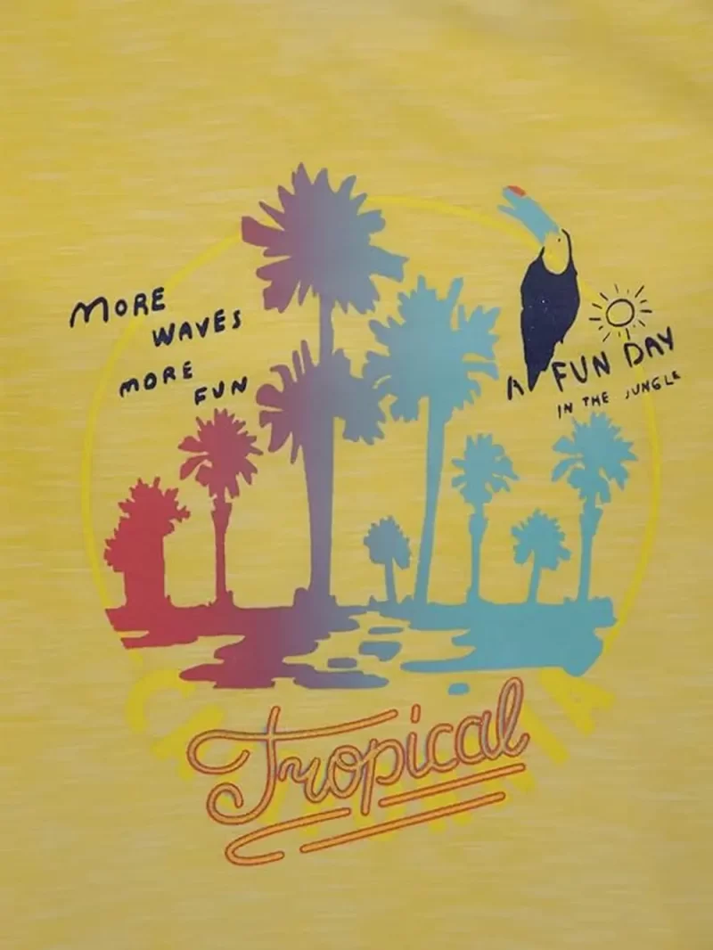 Gini & Jony Boys Yellow T-Shirt