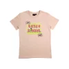 Gini And Jony Girls Pink Graphic Print Cotton T-Shirt Half Sleeves 5-6Y