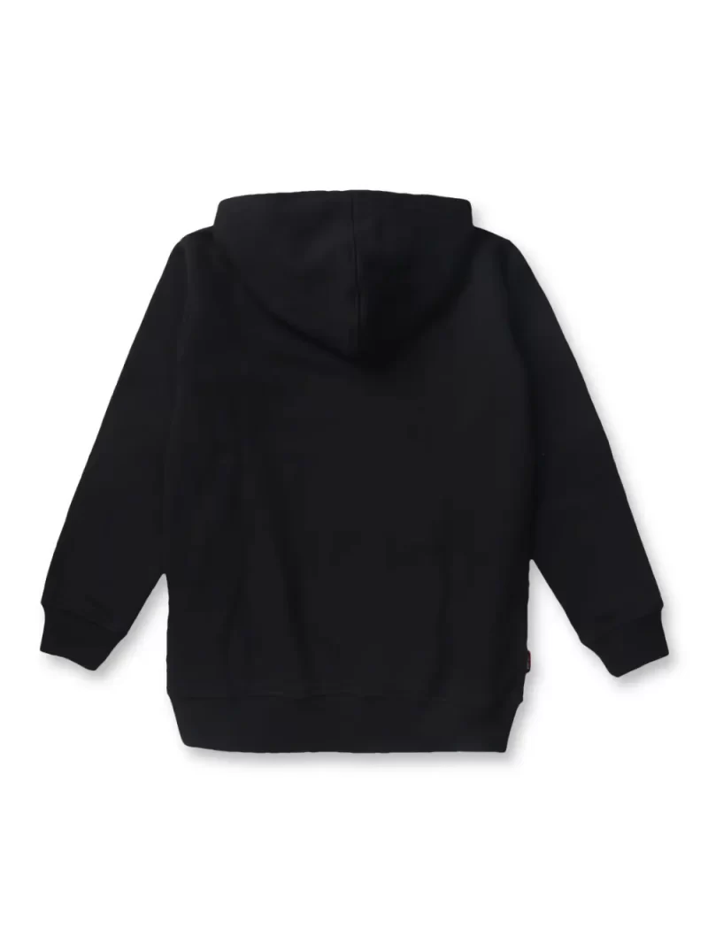 Gini & Jony Boys Black Printed Cotton Sweat Shirt Full Sleeves