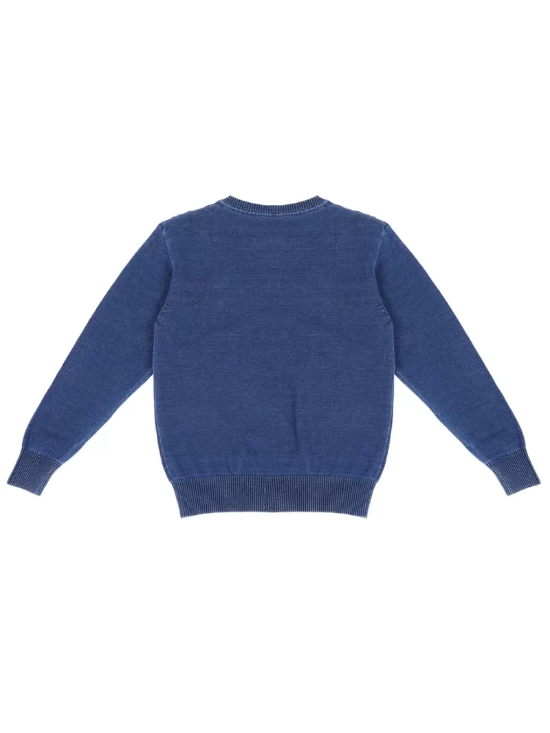Gini And Jony Cotton Full Sleeves Pullover Logo Print