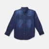 Gini And Jony Boys Solid Cotton Shirt
