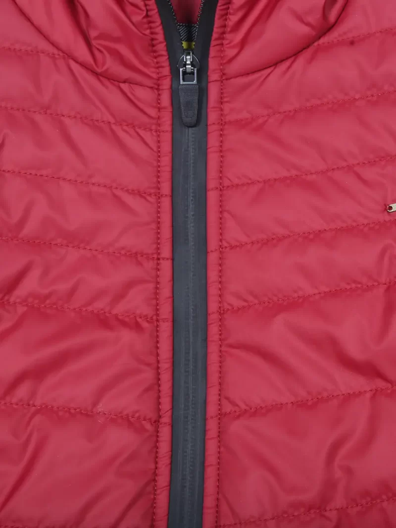 Gini & Jony Boys' Red Heavy Winter Regular Jacket | Solid | Hand-Wash