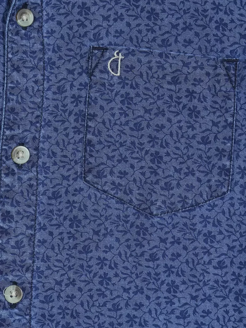 Gini And Jony Boys Solid Cotton Shirt