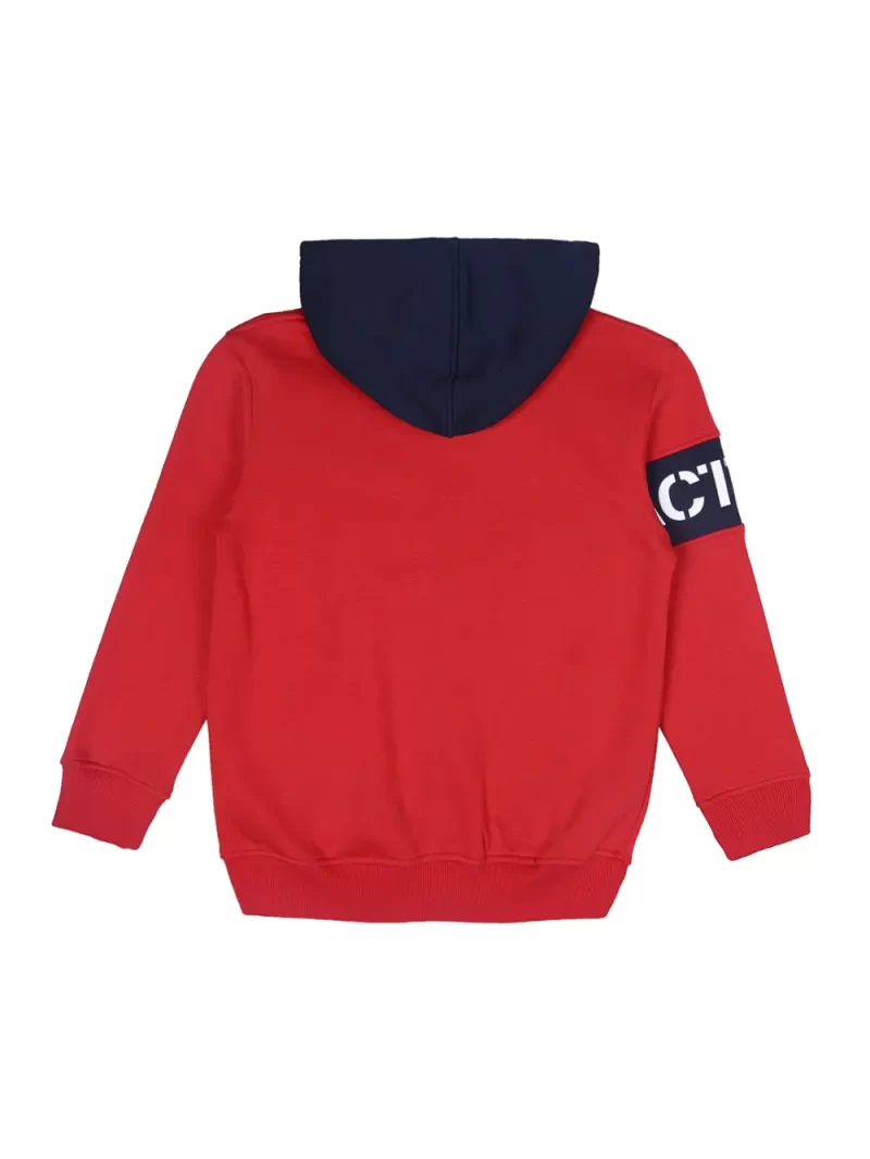 Gini & Jony Boys Red Plain Knits Jacket