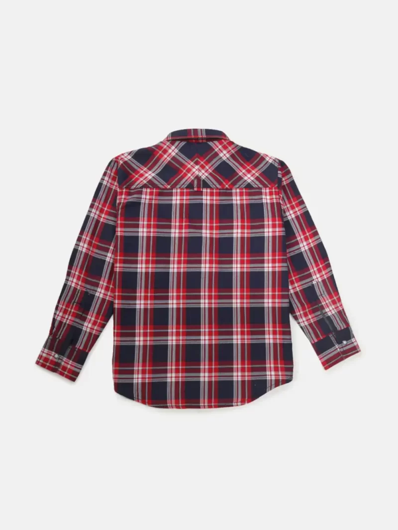 Gini And Jony Boys Solid Cotton Shirt