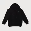 Gini And Jony Boys Black Solid Cotton Knits Jacket Full Sleeves