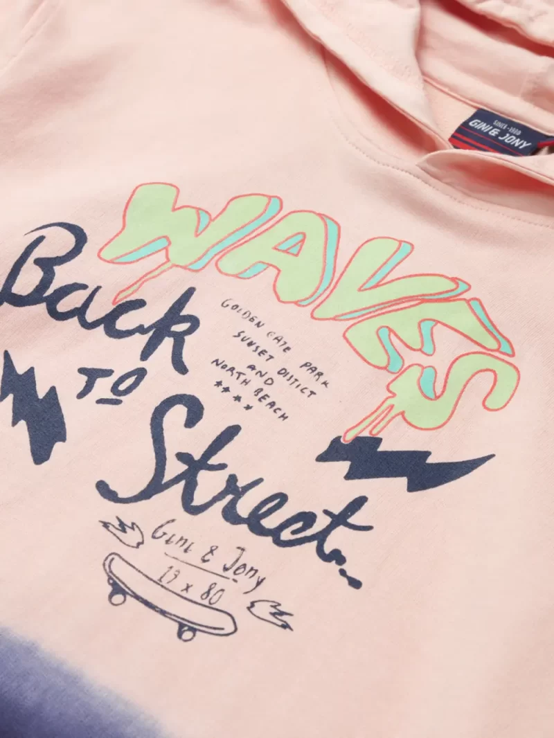 Gini & Jony Boy'S Cotton Hooded Neck Sweat Shirt