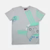 Gini And Jony Boys Grey Graphic Print Cotton T-Shirt Half Sleeves