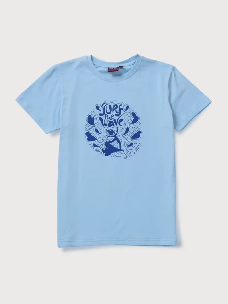 Gini & Jony Boys Blue T-Shirt