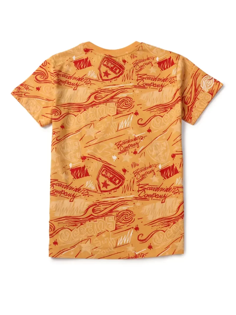 Gini & Jony Boys Orange T-Shirt