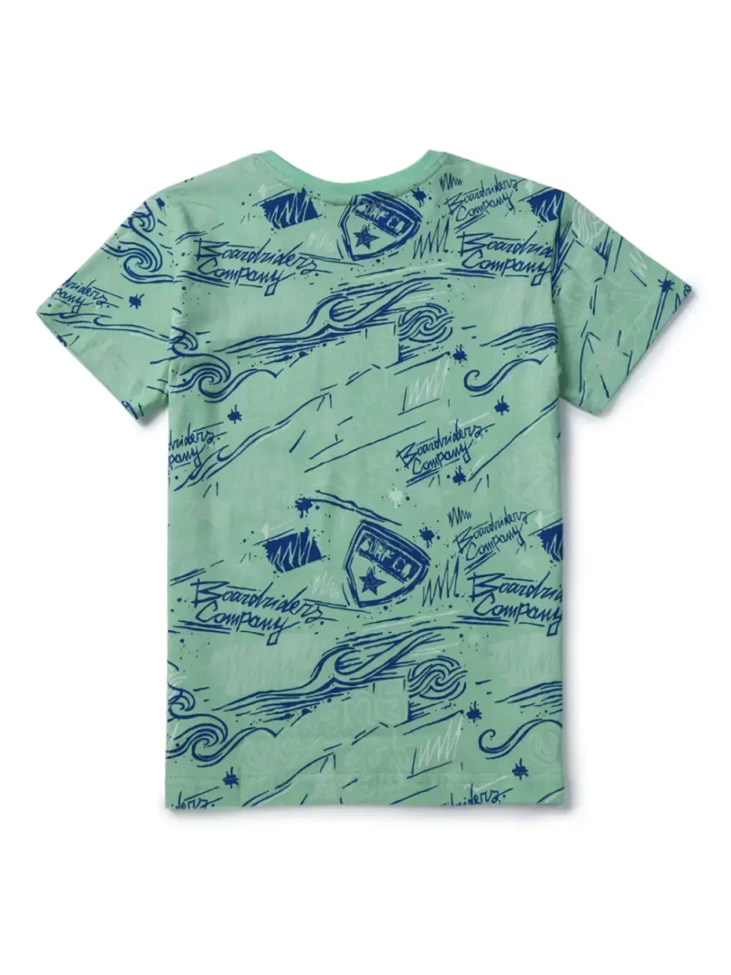 Gini & Jony Boys Green T-Shirt