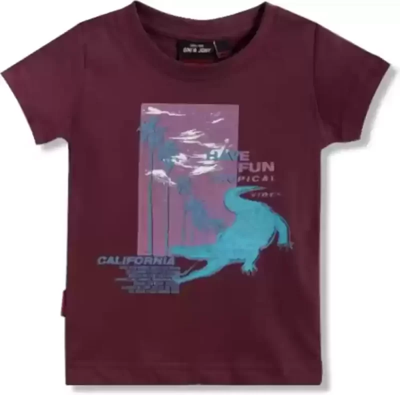 Gini & Jony Boys Printed Knits Half Sleeves T-Shirt