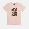 Gini & Jony Boys Pink Printed Knits Half Sleeves T-Shirt