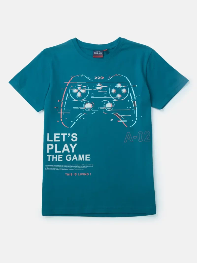 Gini & Jony Boys Green T-Shirt