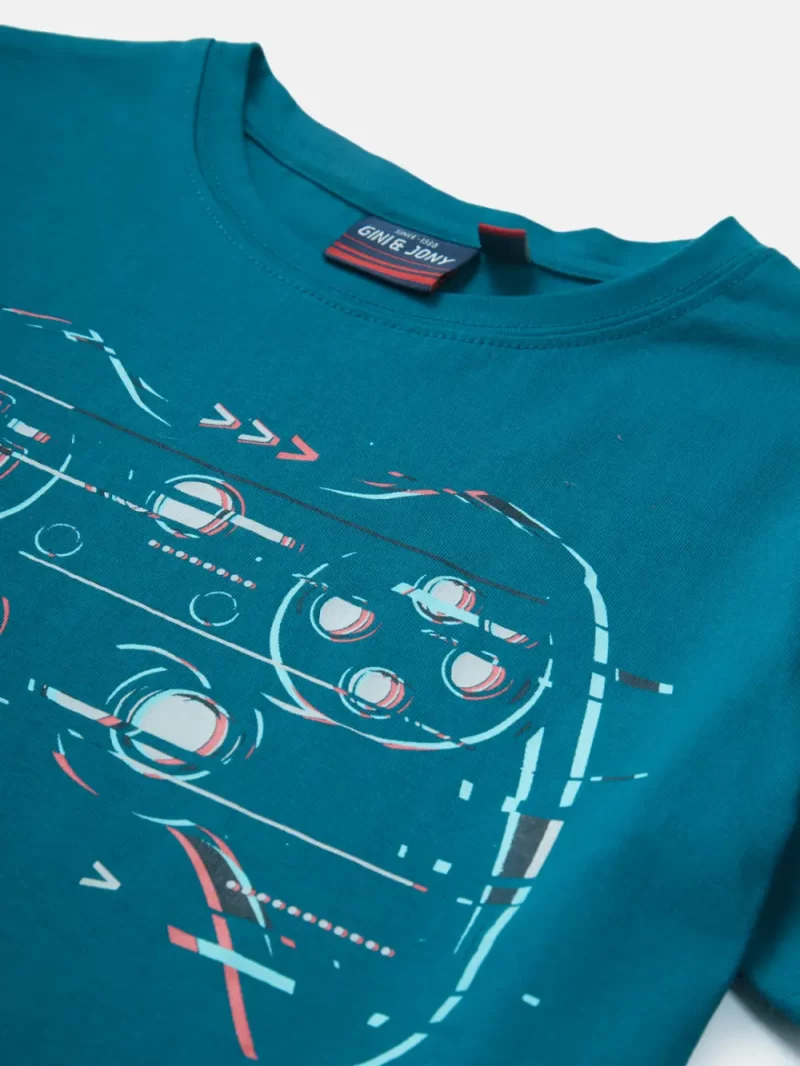 Gini & Jony Boys Green T-Shirt