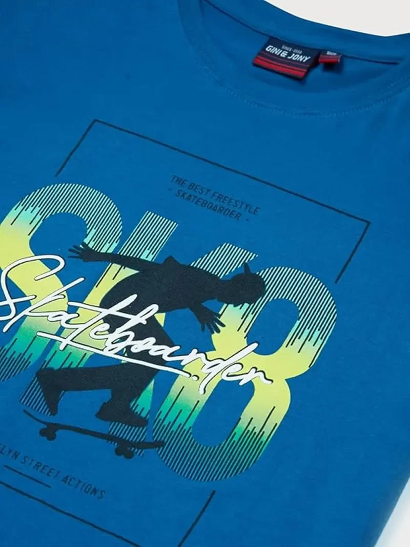 Gini & Jony Boys Blue T-Shirt