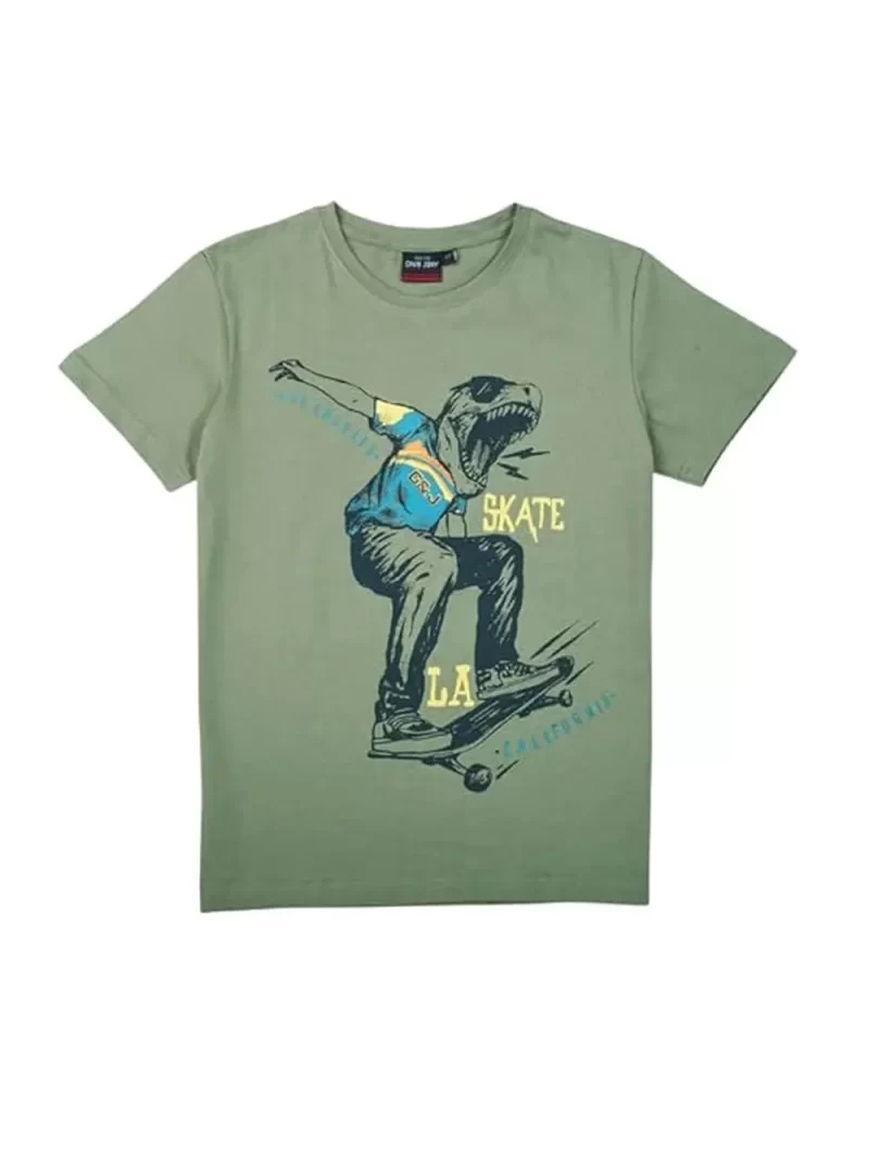 Gini & Jony Boys Green T-Shirt