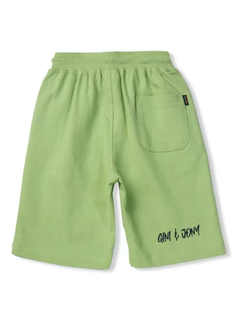 Gini & Jony Boys Green Bermuda