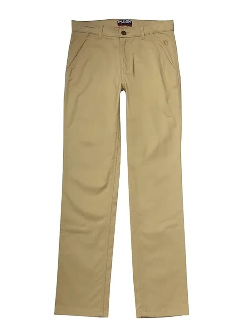 Gini & Jony Boys Khaki Solid Trouser