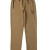 Gini & Jony Boys Brown Solid Polyster Elasticated Track Pant