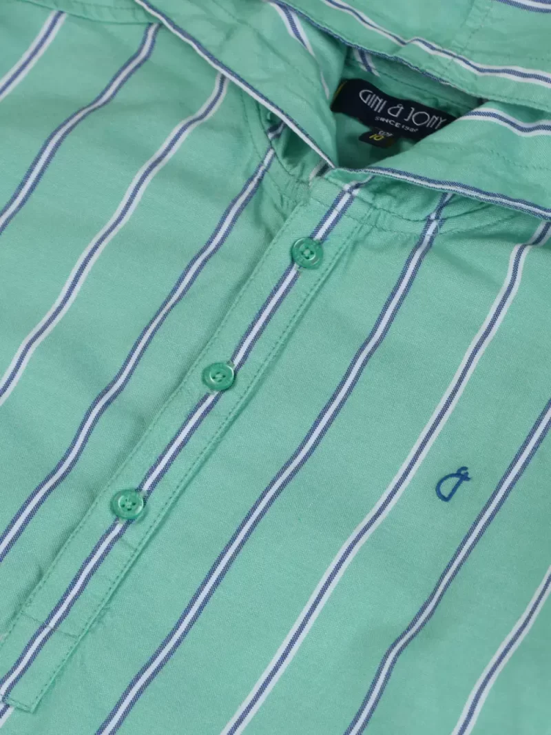 Gini And Jony Boys Solid Cotton Shirt